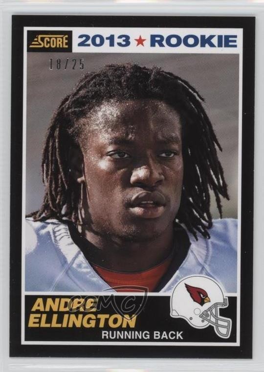 2013 Score 2013 Rookie Black 18/25 Andre Ellington #337 Rookie RC 0o9