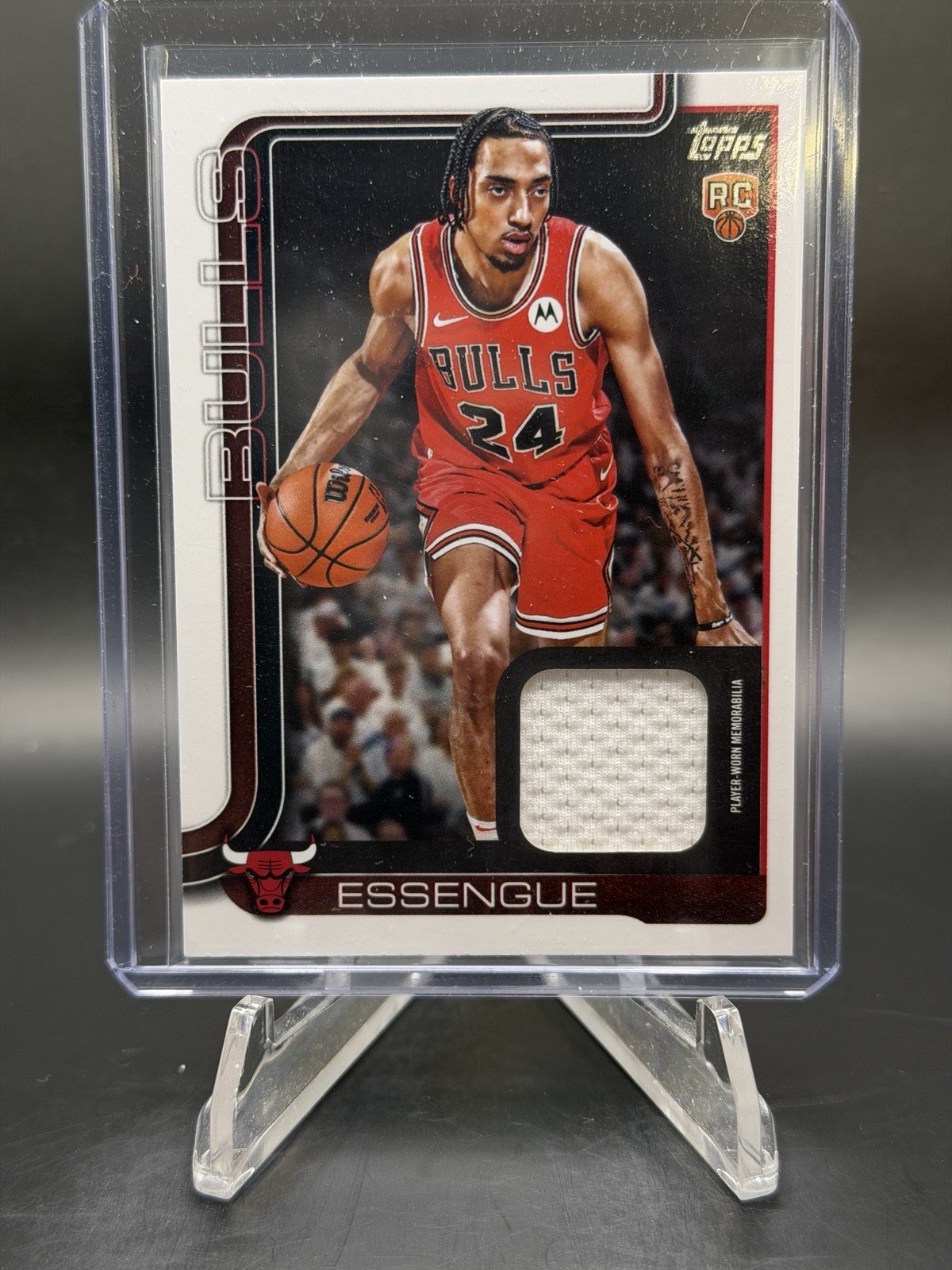 2025-26 Topps Flagship Noa Essengue Flagship Real One Relics Rookie Patch SP