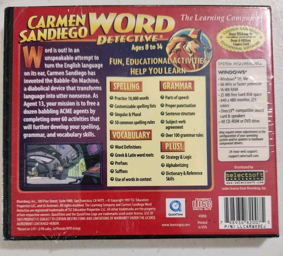 Carmen Sandiego Word Detective for PC, Mac - Image 2 of 3
