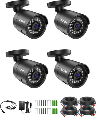 4 X 2MP 1080P Home Security Camera Outdoor Indoor, 1920TVL HD CCTV Bullet Camera