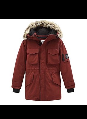 NWT Timberland Men's Nordic Edge Expedition Waterproof Parka Jacket Heavy Coat