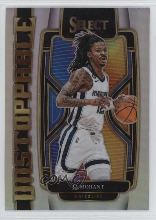 2023-24 Panini Select Unstoppable Silver Ja Morant #13 1s2h