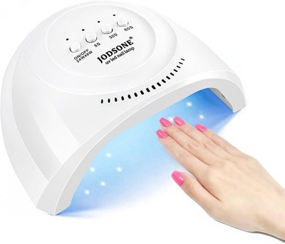 JODSONE UV Nagellampe, 30 LEDs, 3 Timer, Sensor, Gel Nageltrockner
