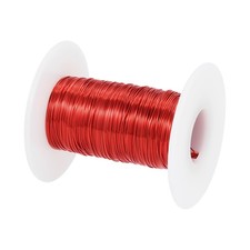 0.45mm Magnet Wire 115ft Enameled Magnet Winding Copper Wire 50g,Red