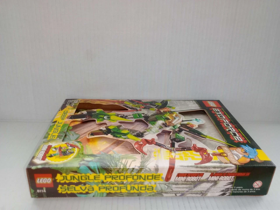LEGO Exo-Force: Chameleon Hunter #8114 Deep Jungle 188 Pc New/Factory Sealed  - Image 4 of 4