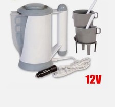 Camping Tea Coffee Fast Boil In Car Travel Kettle Cigarette Lighter Socket
