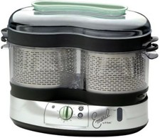 Emeril by T-fal VS4001 9.5-Liter (40 cup) 2-Tier 1400-watt Steamer, Silver