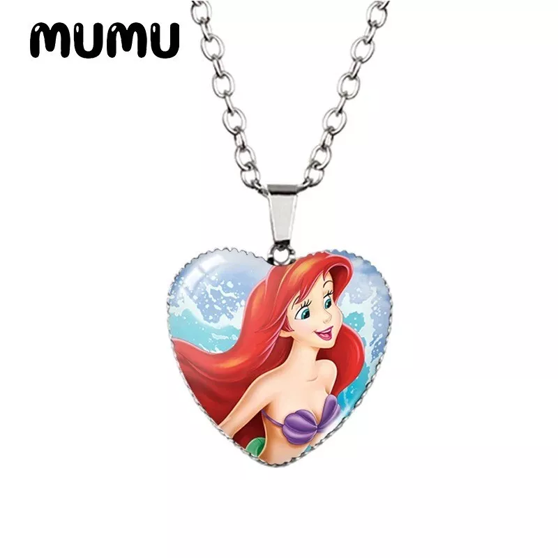 Mermaid necklace for little girl cheap