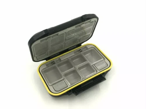 12 Compartment Fly Fishing Lures Hook Box Waterproof Fish Tackle Plastic Holder