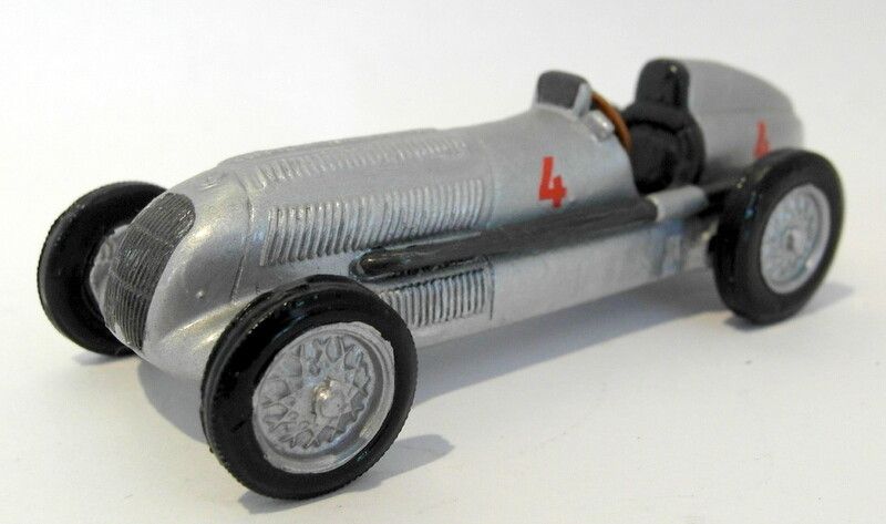 Franklin Mint 1/43 Scale Pewter FMS08 Mercedes Benz W25 race car #4
