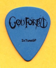 God Forbid Single-Sided Blue Tour Guitar Pick