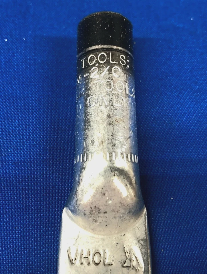 SQUARE D 2 HOLE COMPRESSION TERMINAL LUG VHCL2/012BN #4-2/0 STR CU  (LOT OF 10) - Image 3 of 4