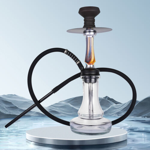 RMAN Shisha 43cm Wasserpfeife Legierung Hookah mit 1KG Kohle/100g Dampfsteine - Bild 7 von 8