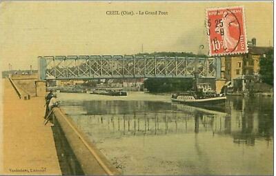 60.CREIL.LE GRAND PONT.CP TOILEE