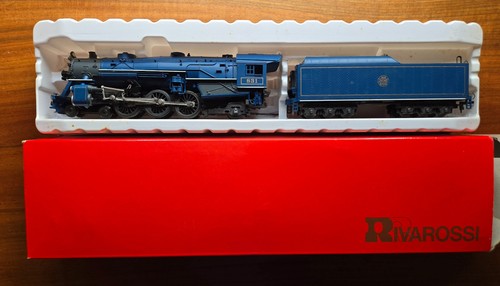 Rivarossi HO 5405 CNJ 4-6-2 Heavy Pacific #831 in OVP Blue Comet