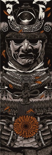 Art Silk Canvas Ukiyoe Paint Kimono Lady Samurai Poster Decor No Frame S706 - Picture 8 of 11