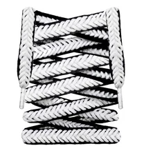 Premium Flat Woven Precision Braided Cotton & Polyester Shoe Laces