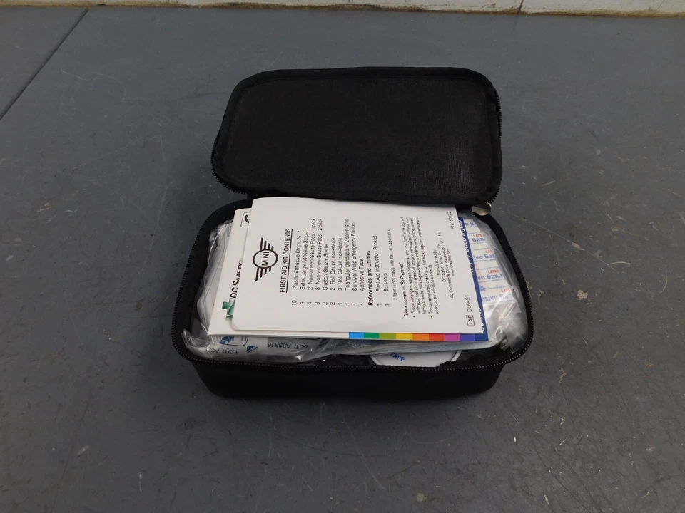 BMW Mini Cooper First Aid Kit  #0007 Q6-1 - Image 2 of 4