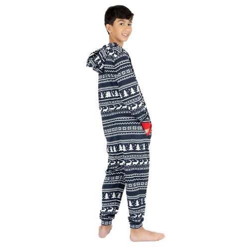 Passender Weihnachts Pyjama für Familie Body Loungewear Overall Unisex Nachtwäsche - Bild 21 von 41
