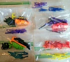 80's-90's G.I. Joe Street Fighter II 3.75" Action Figure Weapons Lot