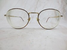 On Guard Eyeglasses Frame OG Z87 Women's Brown Gold Full Rim Oval 50-19-140