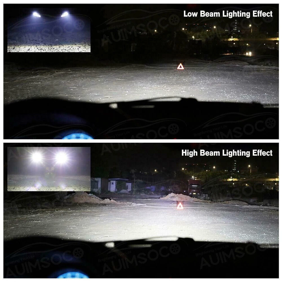 Combo de bombillas LED de haz alto bajo para Honda Accord 2003 2004 2005-2007 Foto 2 de 4