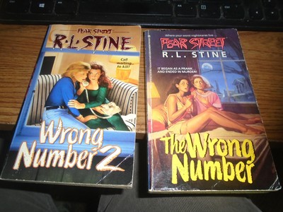 RL STINE Fear Street Wrong Number  & Wrong Number 2