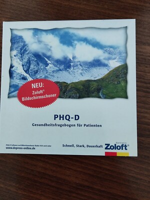 Info-CD: PHQ-D - Gesundheitsfragebogen für Patienten
