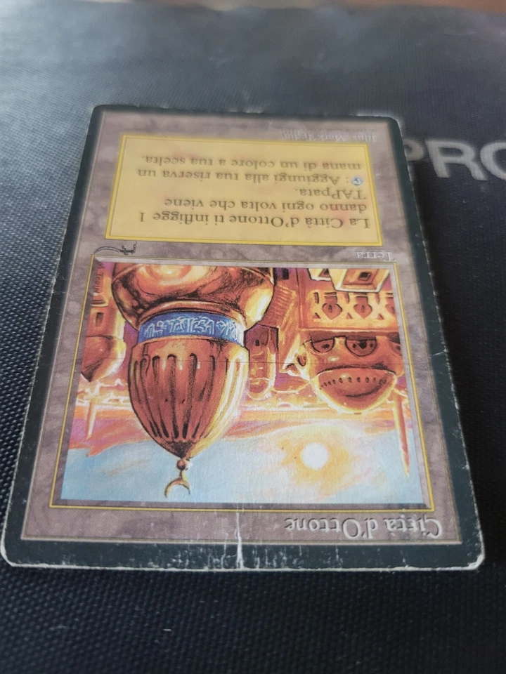MTG City of Brass Arabian Nights Italian Rare Played Renaissance  - Image 3 of 4