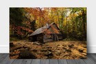 Barn Metal Print: Tennessee Great Smoky Mountains Gatlinburg Autumn Wall Art