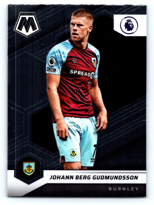 2021-22 PANINI Mosaic Premier League 36 Johann Berg Gudmundsson (Burnley)