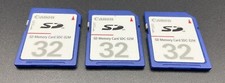 Lot Of 3 Canon 32MB SD Camera Memory Cards - Tested - Tracked Post
