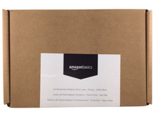 Amazon Basics Contemporary Madison Door Lever w/ Lock Privacy Matte Black