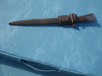 Spanish Model 1936 mauser  Bayonet w scabbard & leather frog for 1943 mauser
