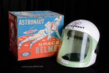 1960 Ideal Toys Astronaut Space Helmet - W/Orig Box - Cool Retro Fun 