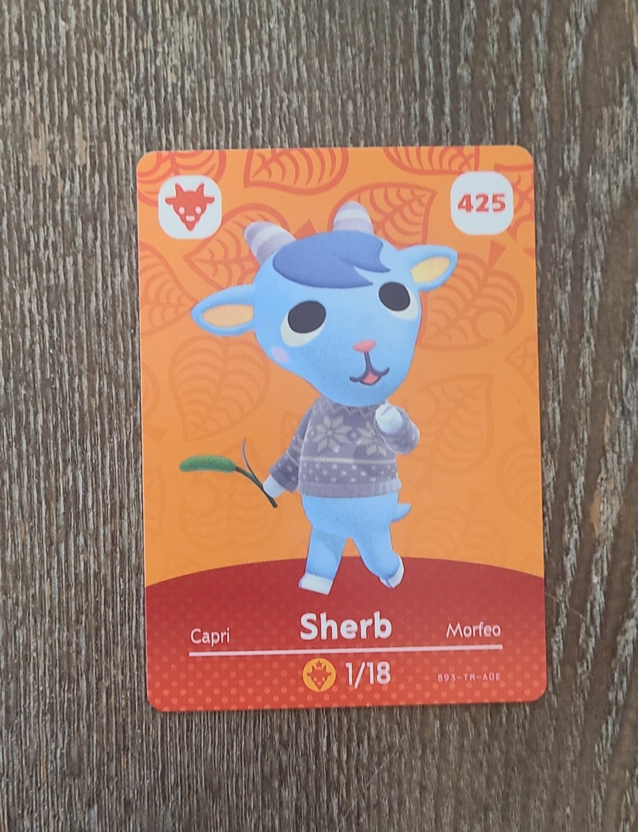 Goat Animal Crossing Amiibo Cards Sherb Animal Crossing Amiibo