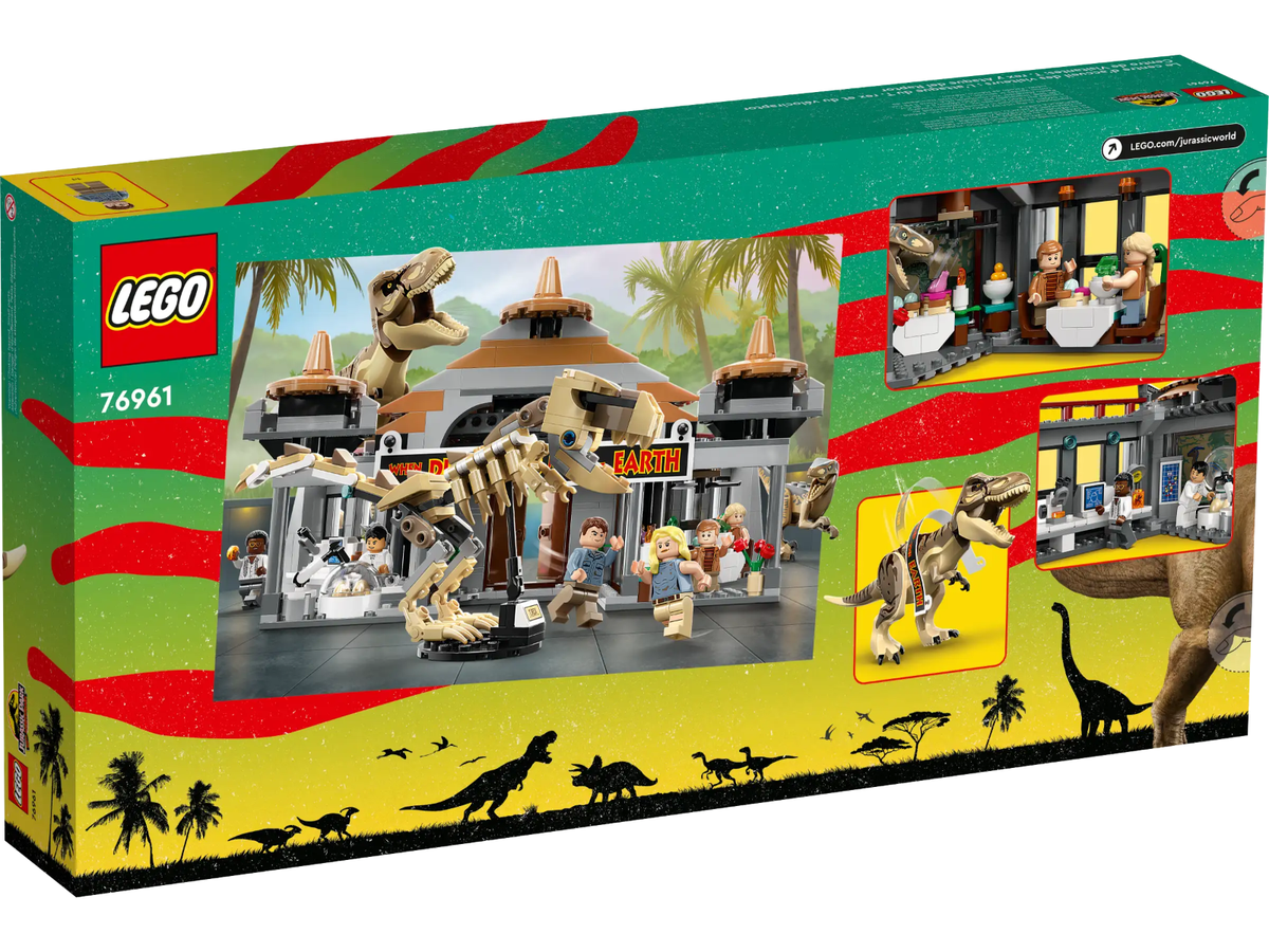 LEGO Jurassic Park 76961 Visitor Center T. rex & Raptor Attack New