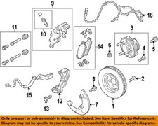 FORD OEM 13-19 Explorer Front Suspension Brake Components-Rotor EU2Z1V125A