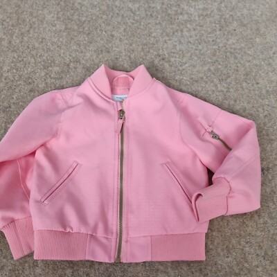 Polarn O Pyret Pink Bomber Jacket 110cm 4-5y UK