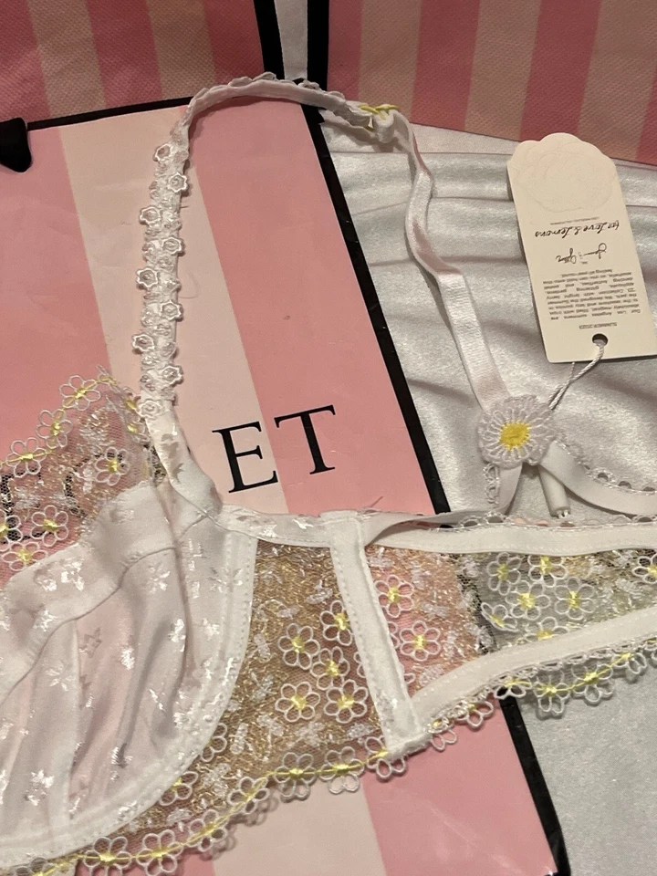 For Love & Lemons 胸罩 适用于 Victoria’s Secret 32C 3D 雏菊文胸 99 美元 — 第 2/4 张图片