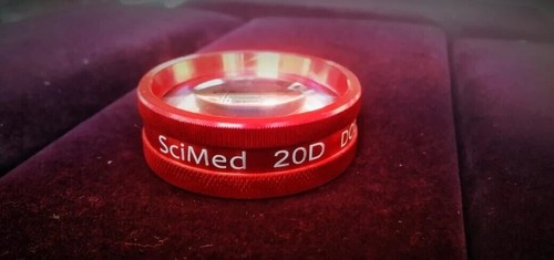 Lente de diagnóstico BIO asférica doble 20D con estuche de seguridad VENDEDOR DE EE. UU. - Imagen 8 de 10