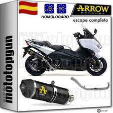 escape completo hom nc negro c tech arrow por yamaha tmax t-max 530 2018 18