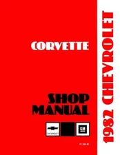 1982 Corvette Shop Service Repair Manual Book