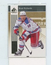 BRAD RICHARDS 2011-12 Upper Deck SP Game Used Edition Gold Parallel #D /100