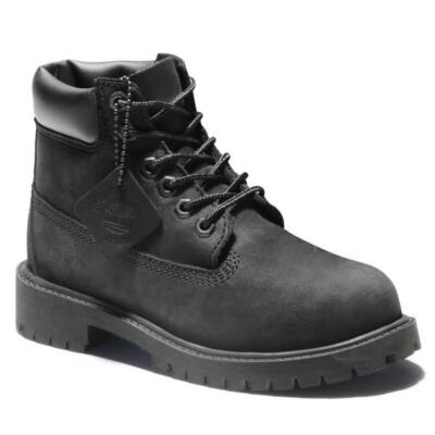 Timberland 6-Inch Premium Waterproof Black Boots For kids | eBay