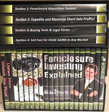 Foreclosure Investing Explained Marko Rubel-Complete Set  of 21 DVD & 4 Binder