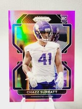 r29 2021 Panini Prizm Football #419 Chazz Surratt PINK Prizm RC Vikings Rookie