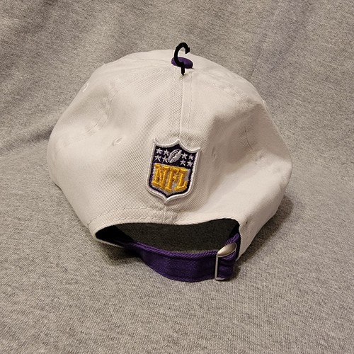 Minnesota Vikings 9 Twenty New Era Cap Adjustable Hat Purple White OSFM - Picture 6 of 11