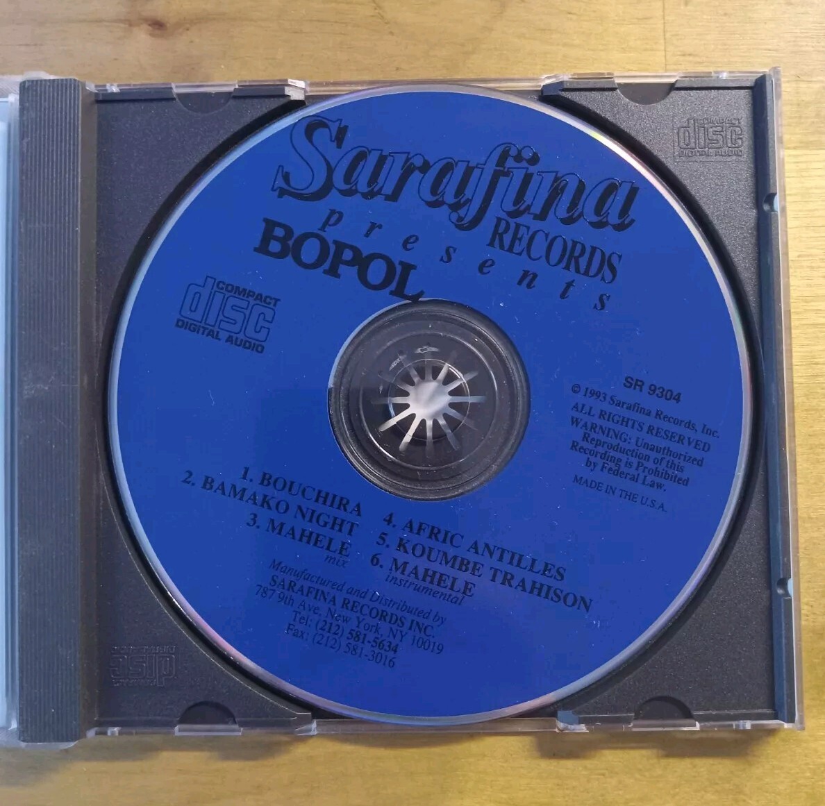 Bopol by Bopol Mansiamina (CD 1993 Sarafina) SR 9304 US | eBay