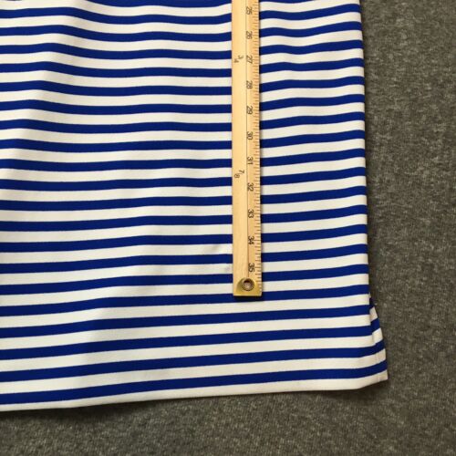 Calvin Klein Womens Dress 6 Cold Shoulder Blue White Striped NWT - Picture 8 of 14